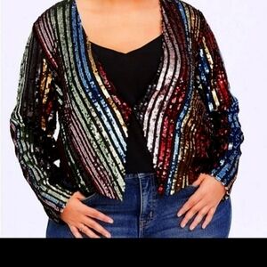 Torrid Sequined jacket NWOT